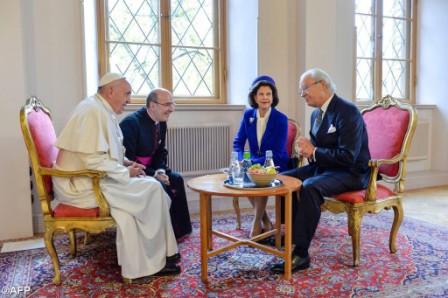 Папский визит в Швецию ради искоренения раскола между католиками и лютеранами