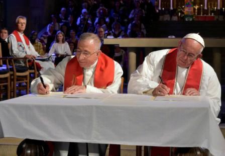 Папский визит в Швецию ради искоренения раскола между католиками и лютеранами