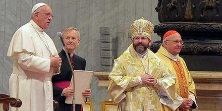 Встреча униатского архиепископа Украины и Папы Римского в Ватикане