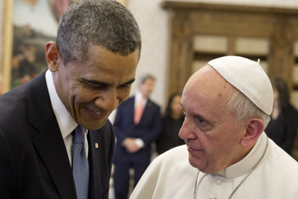 У масона Обамы и иезуита папы Франциска общая цель