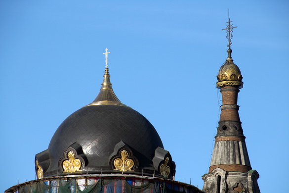 В Санкт-Петербурге отреставрирован купол «церкви с бутылочкой»
